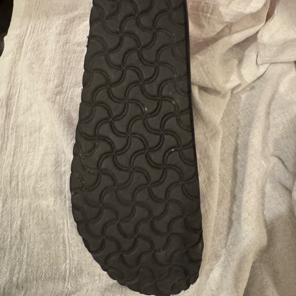 Birkenstock Black Leather Slip-On Clogs - Picture 6 of 16